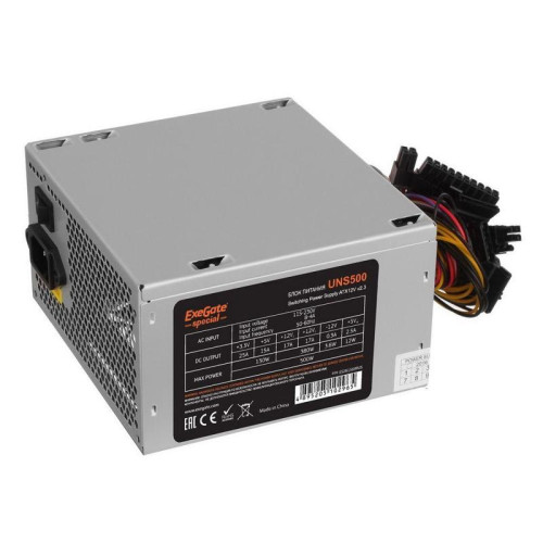 Блок питания EXEGATE ATX 500W UNS500 ES261569RUS