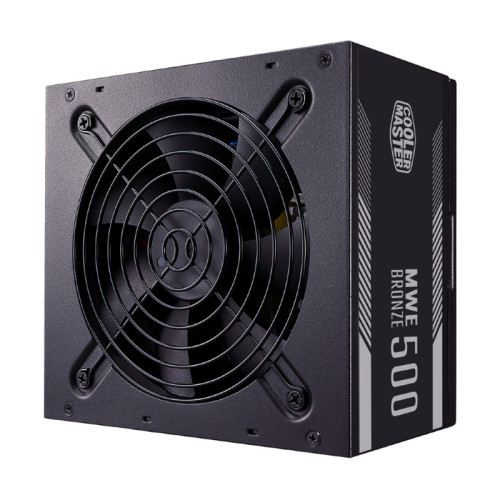 Блок питания 500 Ватт/ Power Supply Cooler Master MWE Bronze, 500W, ATX, 120mm, 6xSATA, 2xPCI-E(6+2), APFC, 80+ Bronze