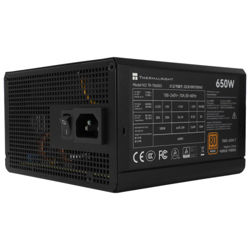 Блок питания 650W/ Thermalright Power Supply 650W 80+ Bronze