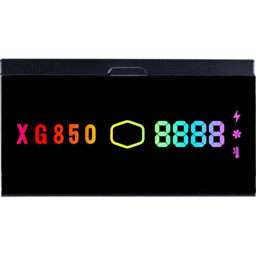 Блок питания Cooler Master ATX 850W XG850 PLATINUM Plus 80+ platinum (20+4pin) APFC 135mm fan color LED 12xSATA Cab Manag RTL [MPG-8501-AFBAP-XEU]