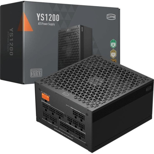 Блок питания PcCooler ATX 1200W P5-YS1200 -G1F Gen.5 80+ gold (20+4pin) APFC 120mm fan 12xSATA Cab Manag RTL [P5-YS1200-G1FFBK1-EU]