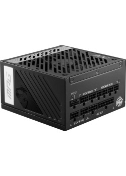 Блок питания ПК/ Power Supply MSI MAG A1250GL PCIE5, 1250W 80+ Gold (ATX, 3.1, PCIe 5.1, Full modular, 1x24(20+4)pin, 2xCPU 8(4+4)pin, 4xPCIe*2 8(6+2)pin, 1x12V-2x6, 15xSATA3, 4xMOLEX4pin, Active, 135x135mm, 150x150x86mm, APFC, black)