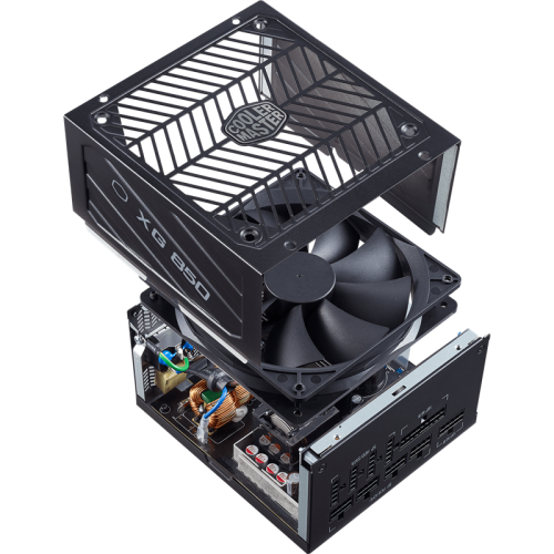 Блок питания 850Вт/ Power Supply Cooler Master XG850 Platinum, 850W, ATX, 135mm, 24pin, 12xSATA, 6xPCI-E(6+2), APFC, 80+ Platinum, Full Modular