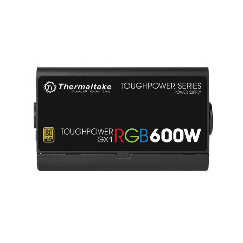 Блок питания Thermaltake ATX 600W Toughpower GX1 RGB 80+ gold (20+4pin) APFC 120mm fan color LED 8xSATA RTL [PS-TPD-0600NHFAGE-1]