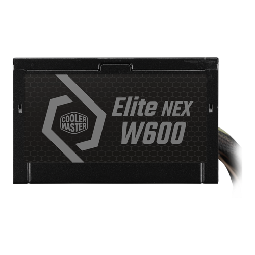 Блок питания 600 Ватт/ Power Supply Cooler Master Elite NEX W600, 600W, ATX, 120mm, 5xSATA, 2xPCI-E(6+2), 3xMolex, APFC, 80+white, Bulk w/EU cord