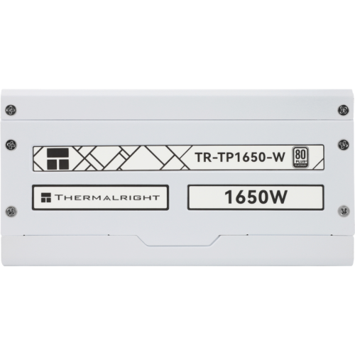 Блок питания 1650W/ Power Supply Thermalright, 1650W 80+ Platinum (ATX, 3.0, PCIe 5.0, Full modular, 1x24(20+4)pin 600mm, 4xCPU 8(4+4)pin, 9xPCIe*2 8(6+2)pin, 2x12VHPWR PCIe 5.0 12+4pin 650mm, 14xSATA, 5xMOLEX4pin, Active, 140x140mm, 170x150x86mm, OPP, OV