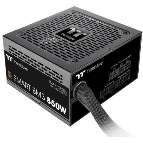 Блок питания Thermaltake ATX 850W Smart BM3 Gen.5 80+ bronze (20+4pin) APFC 120mm fan 12xSATA Cab Manag RTL [PS-SPD-0850MNFABE-3]