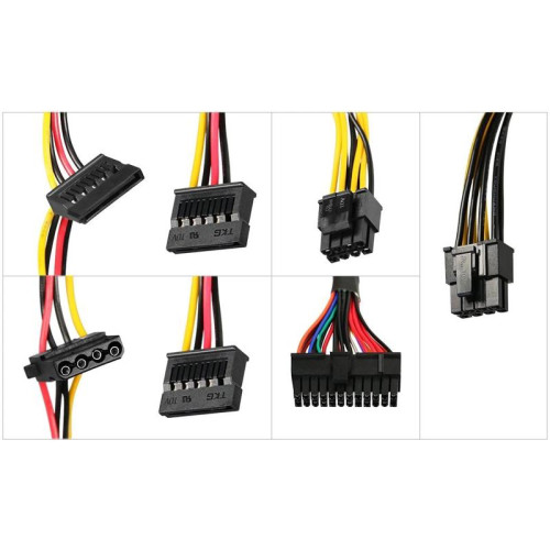 Блок питания KingPrice ATX 450W KPPSU450 (20+4pin) 120mm fan 3xSATA