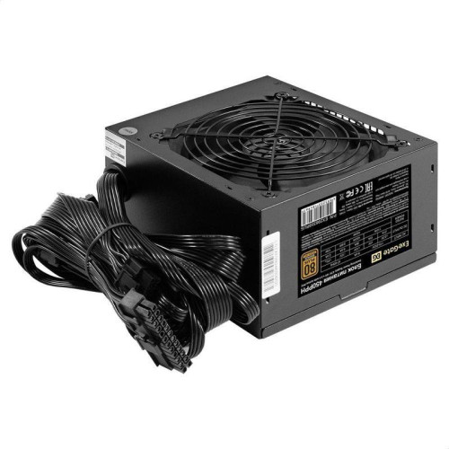 Блок питания EXEGATE 450W 80 PLUS Bronze 450PPH-S (ATX, APFC, SC, КПД 88% (80 PLUS Bronze), 12cm fan, 24pin, (4+4)pin, 2xPCI-E, 3xSATA, 3xIDE, кабель 220V 1,8м с защитой от выдергивания, black, Color Box)