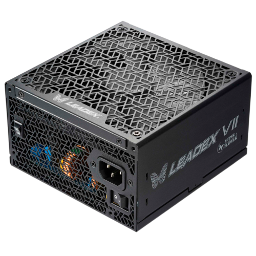 Блок питания 1000 Ватт/ Super Flower Power Supply Leadex VII, 1000W, ATX 3.0, 140mm, 12xSATA, 4xPCI-E(6+2), 1x12VHPWR, APFC, 80+ Platinum, Full Modular