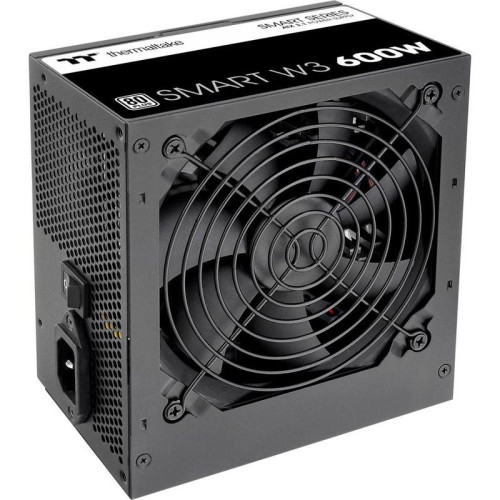 Блок питания ПК Thermaltake Smart W3 600 /Non Modular/Non Light/Full Range/Analog/80 Plus/EU/Non JP CAP/All Flat Cables/ATX 3.1