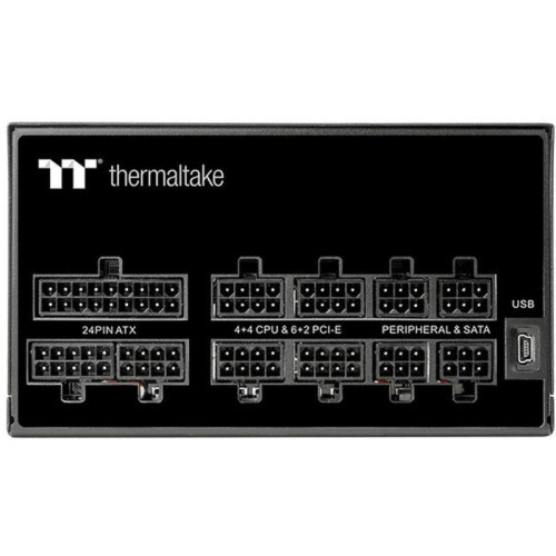 Блок питания Thermaltake ATX 750W Toughpower iRGB Plus (DIGITAL) 80+ gold (20+4pin) APFC 140mm fan color LED 9xSATA Cab Manag RTL [PS-TPI-0750F3FDGE-1]