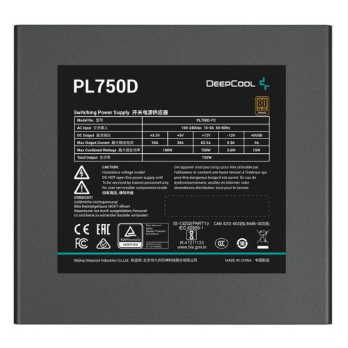 Блок питания ПК Deepcool PL750D