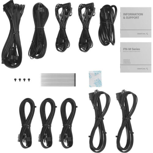 Блок питания Deepcool ATX 1200W PN1200M Gen.5 80+ gold (20+4pin) APFC 120mm fan 8xSATA RTL [R-PNC00M-FC0B-WGEU]