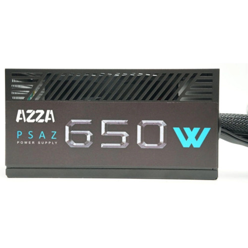 Блок питания Azza ATX 650W PSAZ-650B 80+ bronze (20+4pin) APFC 120mm fan 5xSATA RTL [PSAZ-650]