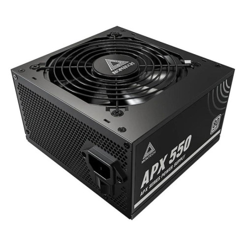 Блок питания Montech ATX 550W APX 550 80 PLUS WHITE (20+4pin) APFC 120mm fan 6xSATA RTL