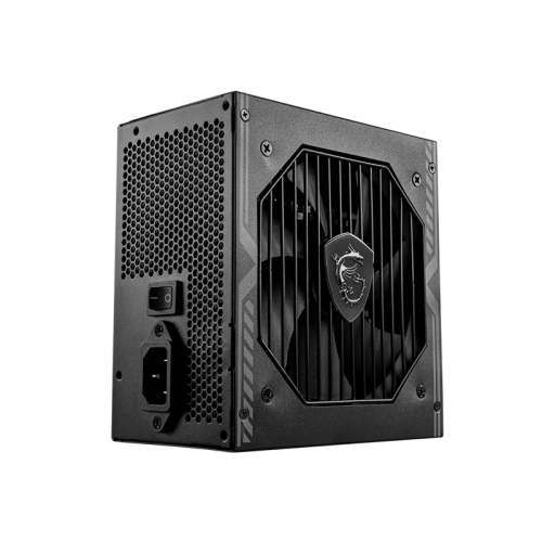 Блок питания ПК/ Power Supply MSI MAG A550BN, 550W 80+ Bronze (ATX, Non modular, 1x24(20+4)pin, 1xCPU 8(4+4)pin, 2xPCIe*2 8(6+2)pin, 5xSATA3, 2xMOLEX4pin, Active, 120x120mm, 150x140x86mm, APFC, black)