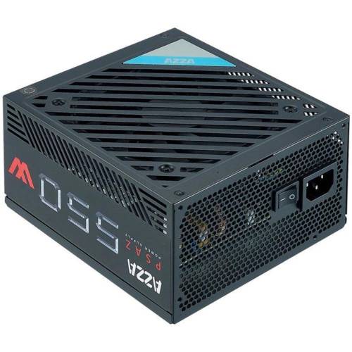 Блок питания Azza ATX 550W PSAZ-550W 80+ bronze (20+4pin) APFC 120mm fan 5xSATA RTL [PSAZ-550]