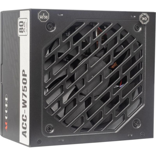 Блок питания Accord ATX 750W ACC-W750P 80 PLUS WHITE (20+4pin) 120mm fan 6xSATA RTL [ACC-W750P]