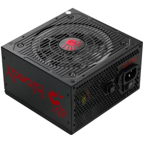 Блок питания Bloody ATX 750W BD-PS750G 80+ gold (20+4pin) APFC 120mm fan color LED 6xSATA Cab Manag RTL [BD-PS750G-MR]