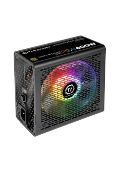 Блок питания Thermaltake ATX 600W Toughpower GX1 RGB 80+ gold (20+4pin) APFC 120mm fan color LED 8xSATA RTL [PS-TPD-0600NHFAGE-1]