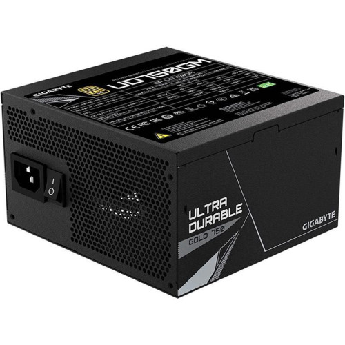 Блок питания Gigabyte ATX 750W GP-UD750GM 80+ gold (20+4pin) APFC 120mm fan 8xSATA Cab Manag RTL [GP-UD750GM]
