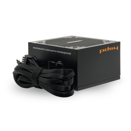 Блок питания/ Power Supply HSPD, 700W 80+ Bronze (ATX, 2.31, Semi-modular, 1x24(20+4)pin 550mm, 1xCPU*2 8(4+4)pin 600+150mm, 1xPCIe*2 8(6+2)pin 500+150mm, 2xSATA*3 400+150+150mm, 1xMOLEX4pin*3+FDD 400+150+150+150mm , Active, 120x120mm, 150x140x86mm, APFC,