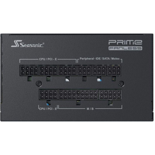 Блок питания Seasonic ATX 500W PRIME Fanless PX-500 80+ platinum 24pin APFC 8xSATA Cab Manag RTL [SSR-500PL]