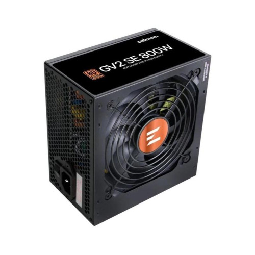 Блок питания ZALMAN ATX 800W 80+Bronze APFC 12cm fan GV2 SE 800W ZM800-GV2SE