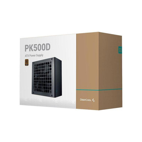 Блок питания Deepcool ATX 500W PK500D 80+ bronze 24pin APFC 120mm fan 6xSATA RTL [R-PK500D-FA0B-EU]