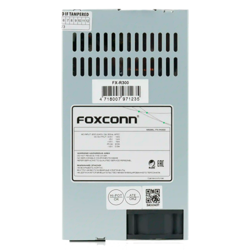 блок питания 300 Ватт/ Блок питания Foxconn 300W Flex PSU, APFC, 40FAN, 24 pin, 4 Pin (12V), 3*Sata, 1*4PIN Molex