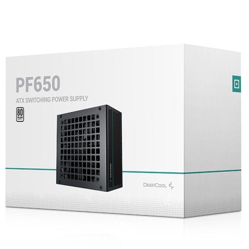 Блок питания Deepcool ATX 650W PF650 80+ white (20+4pin) APFC 120mm fan 6xSATA RTL