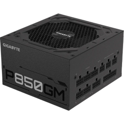 Блоки питания/ Power Supply Gigabyte GP-P850GM, 850W 80+ Gold (ATX, 2.31, Full modular, 1x24(20+4)pin, 2x4+4-pin CPU, 3xMolex, 4x6+2-pin PCIe, 8xSATA3, Active, 120x120mm, 150x140x86mm, APFC, black)