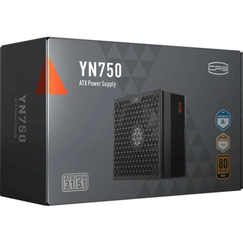 Блок питания PcCooler ATX 750W P5-YN750-G1F 80+ gold (20+4pin) APFC 120mm fan 6xSATA Cab Manag RTL [P5-YN750-G1FFBK1-EU]