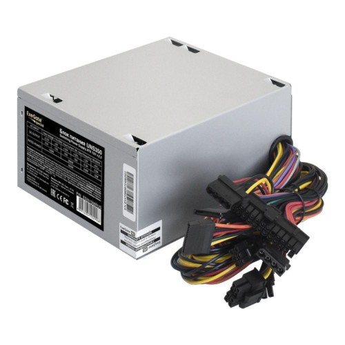 Блок питания 350W ExeGate UNS350  (ATX, 12cm fan, 24pin, 4pin, 3xSATA, 2xIDE)