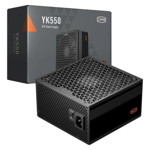 Блок питания PcCooler ATX 550W P5-YK550-B1F 80+ bronze (20+4pin) APFC 120mm fan 6xSATA Cab Manag RTL [P5-YK550-B1FWBK1-EU]