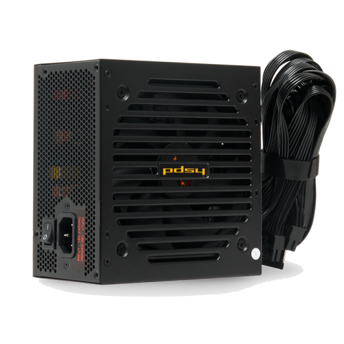 Блок питания/ Power Supply HSPD, 600W 80+ Bronze (ATX, 2.31, Semi-modular, 1x24(20+4)pin 550mm, 1xCPU*2 8(4+4)pin 600+150mm, 1xPCIe*2 8(6+2)pin 500+150mm, 2xSATA*3 400+150+150mm, 1xMOLEX4pin*3+FDD 400+150+150+150mm , Active, 120x120mm, 150x140x86mm, APFC,