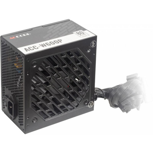Блок питания Accord ATX 600W ACC-W600P 80 PLUS WHITE (20+4pin) 120mm fan 6xSATA [ACC-W600P]