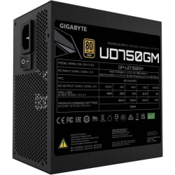Блок питания Gigabyte ATX 750W GP-UD750GM 80+ gold (20+4pin) APFC 120mm fan 8xSATA Cab Manag RTL [GP-UD750GM]