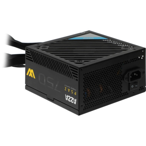 Блок питания Azza ATX 750W PSAZ-750W 80+ bronze (20+4pin) APFC 120mm fan 5xSATA RTL
