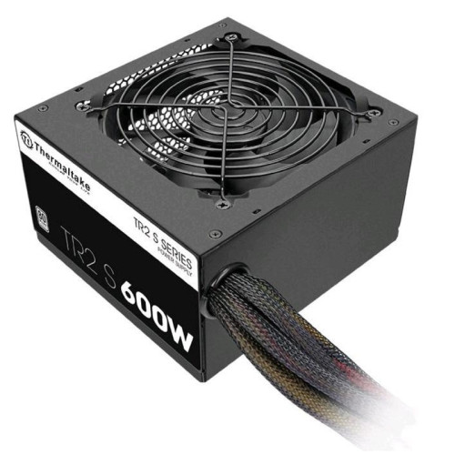 Блок питания Thermaltake ATX 600W TR2 S 80 PLUS WHITE 24pin APFC 120mm fan 5xSATA RTL [PS-TRS-0600NPCWEU-2]