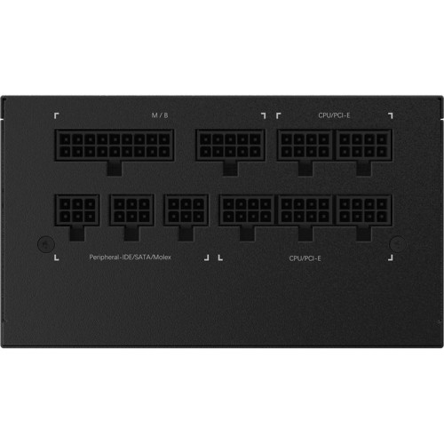 Блоки питания/ Power Supply Gigabyte GP-P750GM, 750W 80+ Gold (ATX, 2.31, Full modular, 1x24(20+4)pin, 2x4+4-pin CPU, 3xMolex, 4x6+2-pin PCIe, 8xSATA3, Active, 120x120mm, 150x140x86mm, APFC, black)