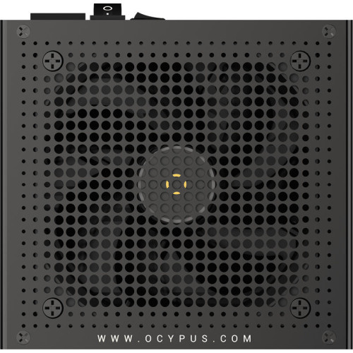 Блок питания ПК/ Power Supply Ocypus Iota P750, 750W 80+ Gold (ATX, 3.1, Full modular, 1x24(20+4)pin, 2xCPU 8(4+4)pin, 3xPCIe*2 8(6+2)pin, 1x12V-2x6, 8xSATA3 , Active, 120x120mm, 150x140x86mm, APFC, black)