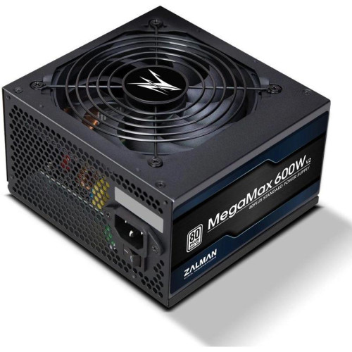Блок питания Zalman ATX 600W ZM600-TXII V2 80+ (20+4pin) APFC 120mm fan 8xSATA RTL [ZM600-TXII V2]