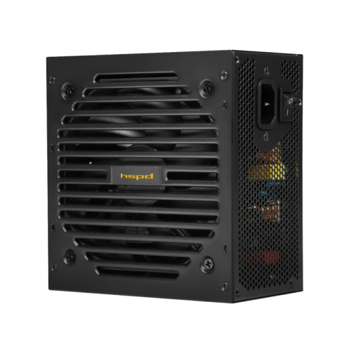Блок питания/ Power Supply HSPD, 650W 80+ Bronze (ATX, 2.31, Semi-modular, 1x24(20+4)pin 550mm, 1xCPU*2 8(4+4)pin 600+150mm, 1xPCIe*2 8(6+2)pin 500+150mm, 2xSATA*3 400+150+150mm, 1xMOLEX4pin*3+FDD 400+150+150+150mm , Active, 120x120mm, 150x140x86mm, APFC,