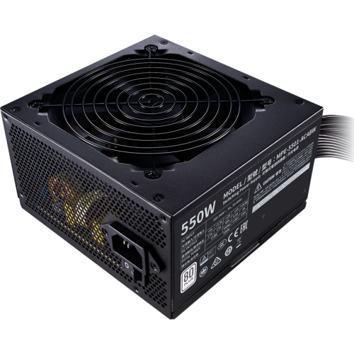 Блок питания 550 Ватт/ Power Supply Cooler Master MWE White, 550W, ATX, 120mm, 6xSATA, 2xPCI-E(6+2), APFC, 80+ White