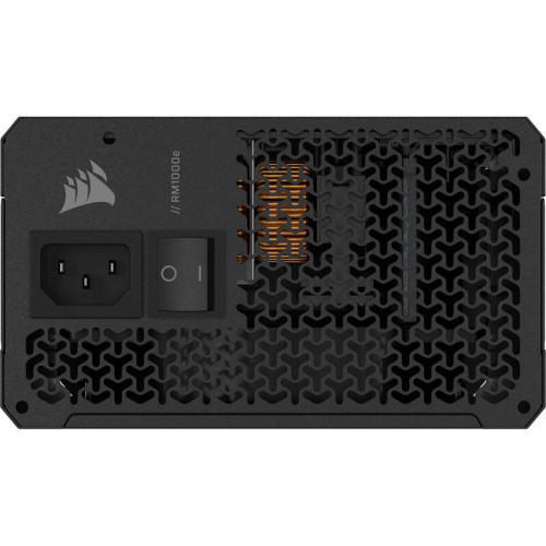 Блоки питания/ Power Supply Corsair RM1000e, Model RPS0217, 1000W 80+ Gold (ATX, 3.1, PCIe 5.1, Full modular, 1x24(20+4)pin, 2xEPS/ATX 12V 8-pin (4+4), 1x12V-2x6(12+4)pin, 2x12V-2x6 to Dual 8-Pin(6+2), 1xPCIe 8-Pin(6+2), 4xSATA (4 Straight SATA), 4xSATA /