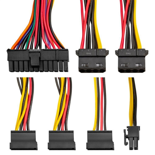 Блок питания 350W ExeGate UNS350  (ATX, 12cm fan, 24pin, 4pin, 3xSATA, 2xIDE)