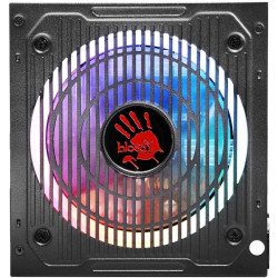 Блок питания Bloody ATX 700W BD-PS700W 80 PLUS WHITE (20+4pin) APFC 120mm fan color LED 6xSATA RTL [BD-PS700W-R]