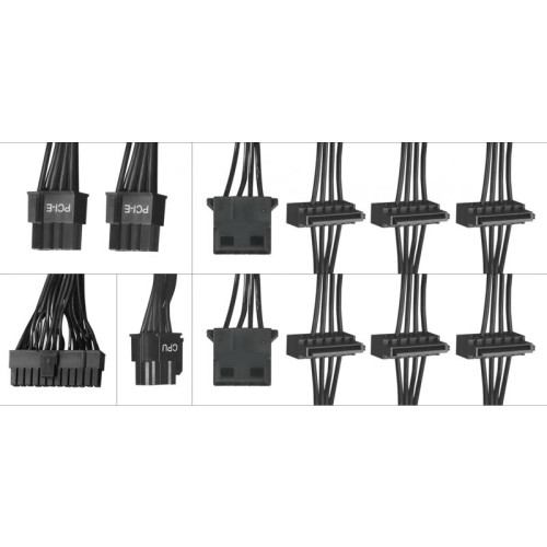 Блок питания Bloody ATX 500W BD-PS500W 80 PLUS WHITE (20+4pin) APFC 120mm fan 6xSATA RTL [BD-PS500W]